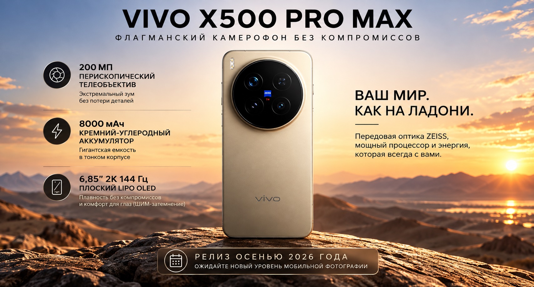 vivo X500 Pro Max производительность и OriginOS 7