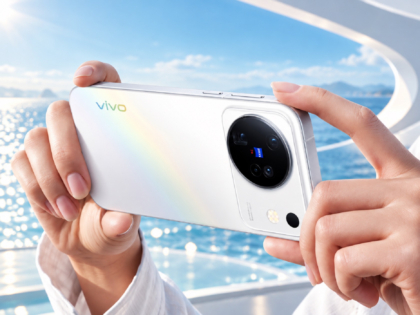 vivo X500 вид сзади