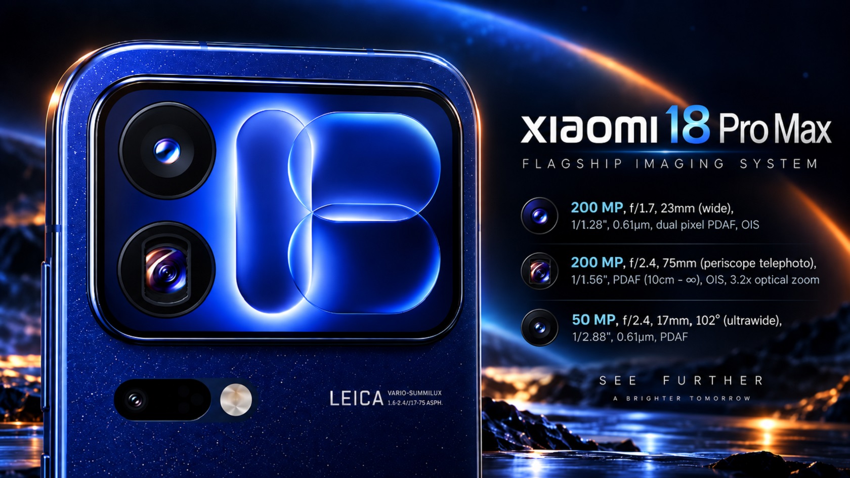 Камера Leica Xiaomi 18 Pro Max