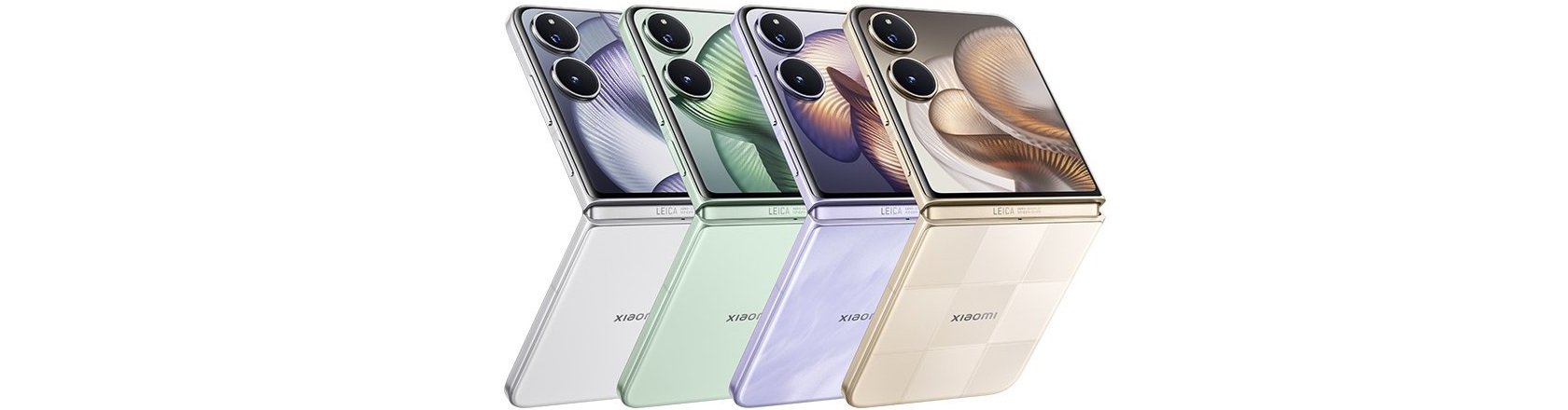 Xiaomi Mix Flip 2 черный вид спереди Xiaomi Mix Flip 2 черный вид спереди