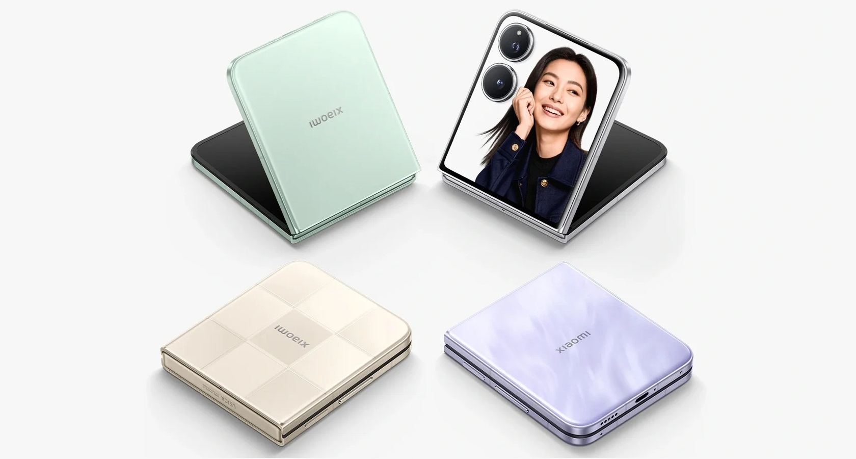 Xiaomi Mix Flip 2 - вид спереди