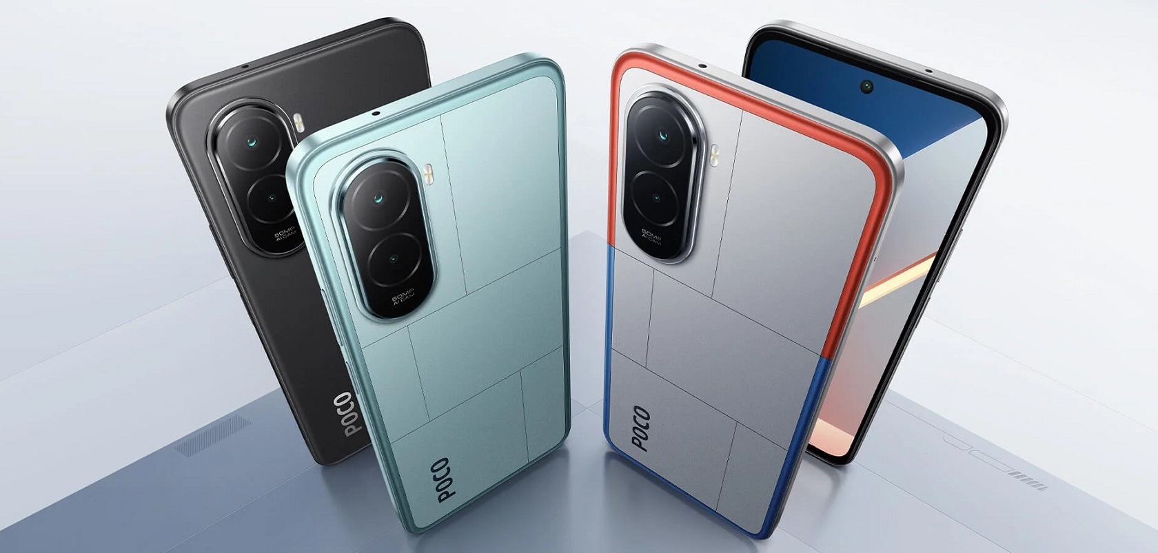 Xiaomi Poco M7 4G - вид спереди