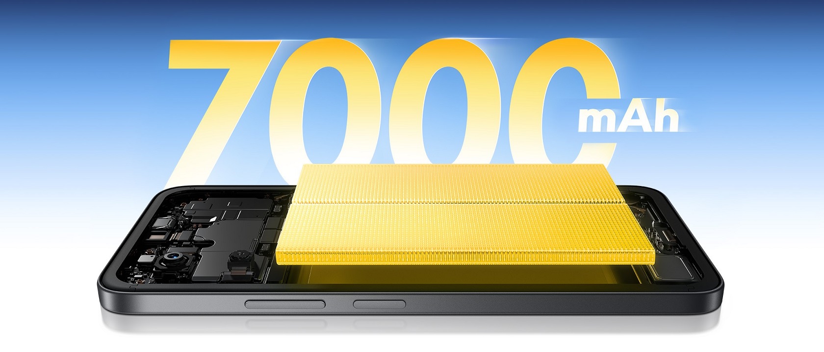 Samsung Galaxy Z Flip 6 – раскрытый вид сбоку