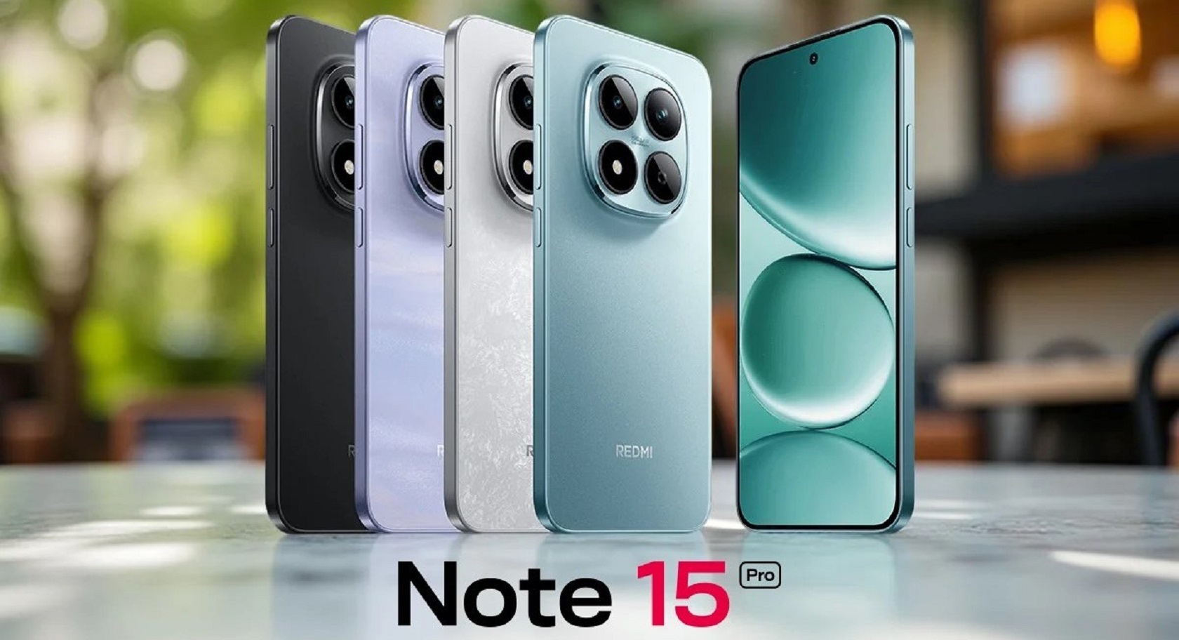 Xiaomi Redmi Note 15 Pro - корпус сзади и интерфейс