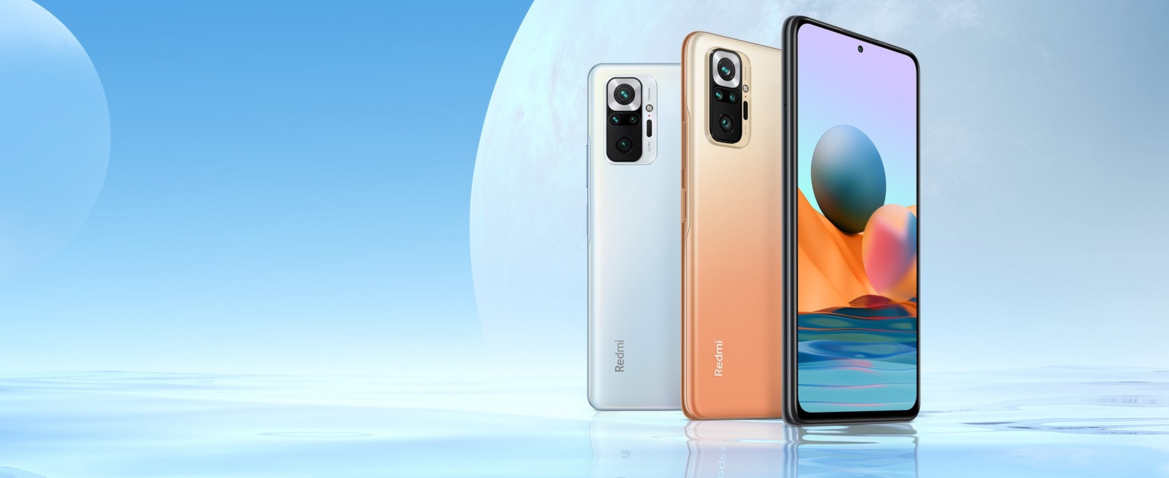 Xiaomi Redmi Note 10 Pro - вид спереди