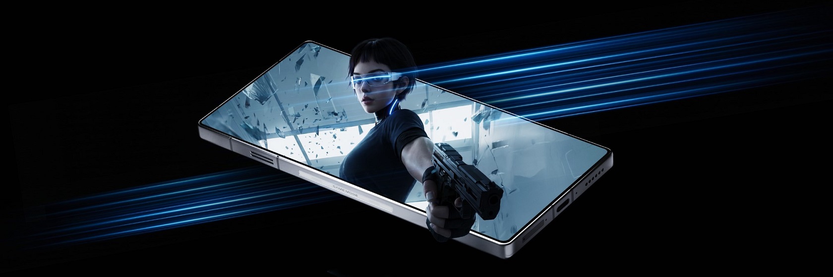 Samsung Galaxy Z Flip 6 – раскрытый вид сбоку