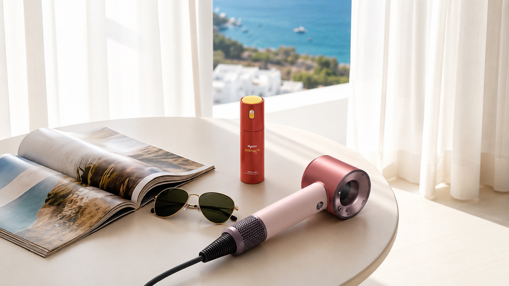 Dyson Supersonic Travel HD19 — компактный корпус и органы управления
