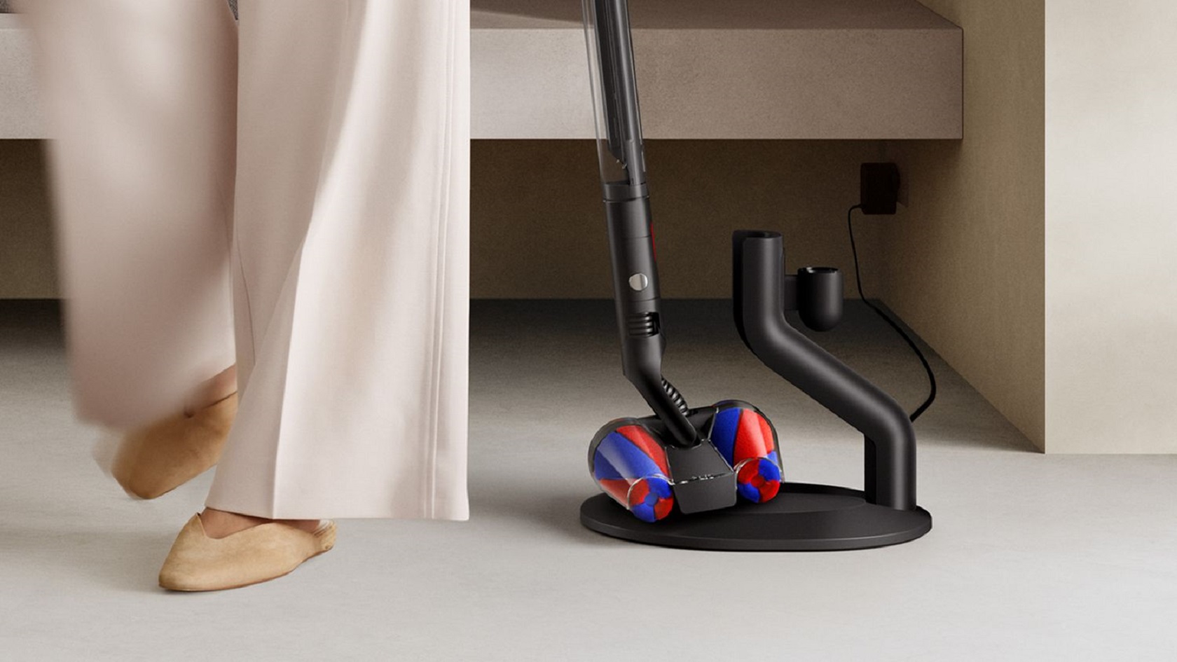 Dyson Pencilvac Fluffycones SV50 FC - контейнер и фильтрация