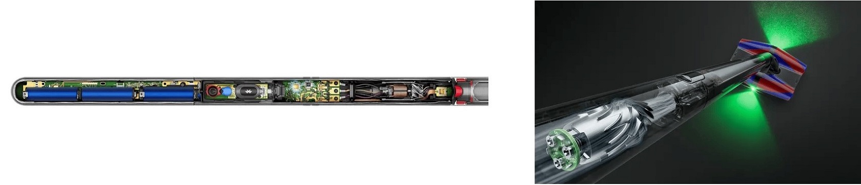 Dyson Pencilvac Fluffycones SV50 FC - насадка и щётка Fluffycones