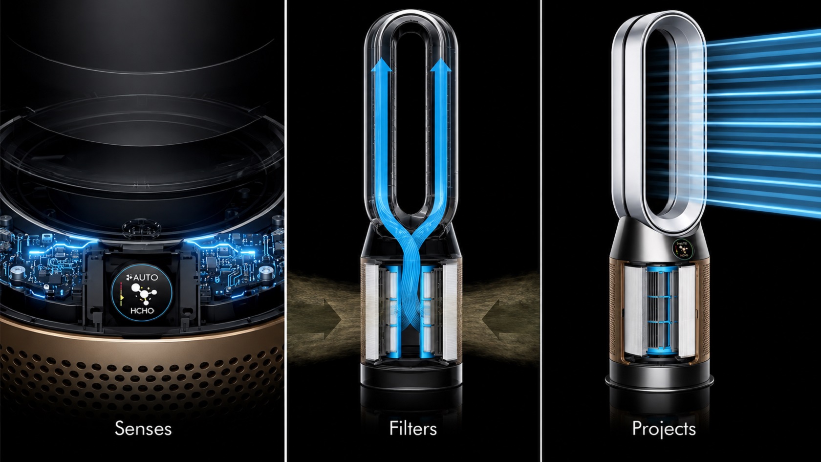 Дизайн Dyson Purifier Cool TP12