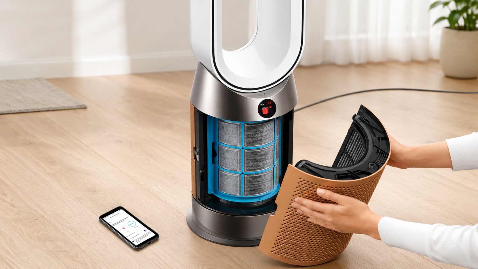 Dyson Purifier Cool TP12 в интерьере