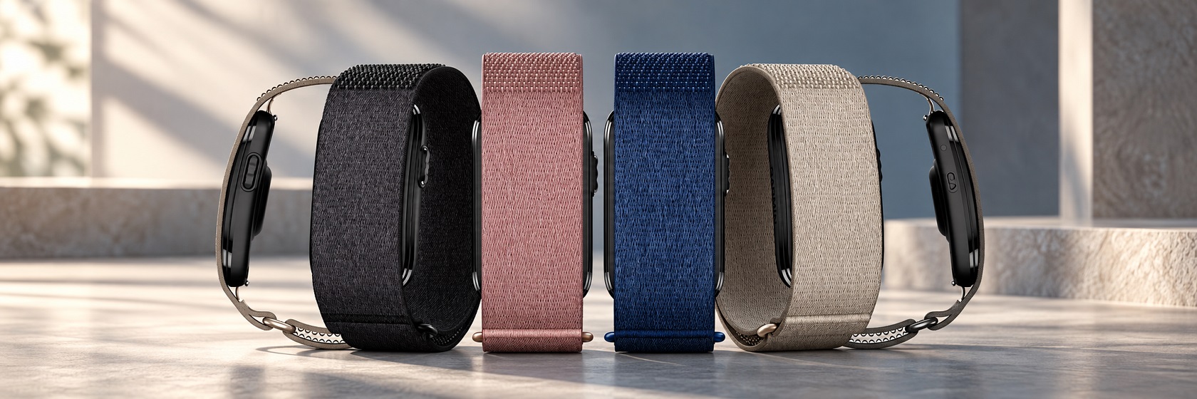 Garmin CIRQA Smart Band — экранный модуль и тканевый ремешок