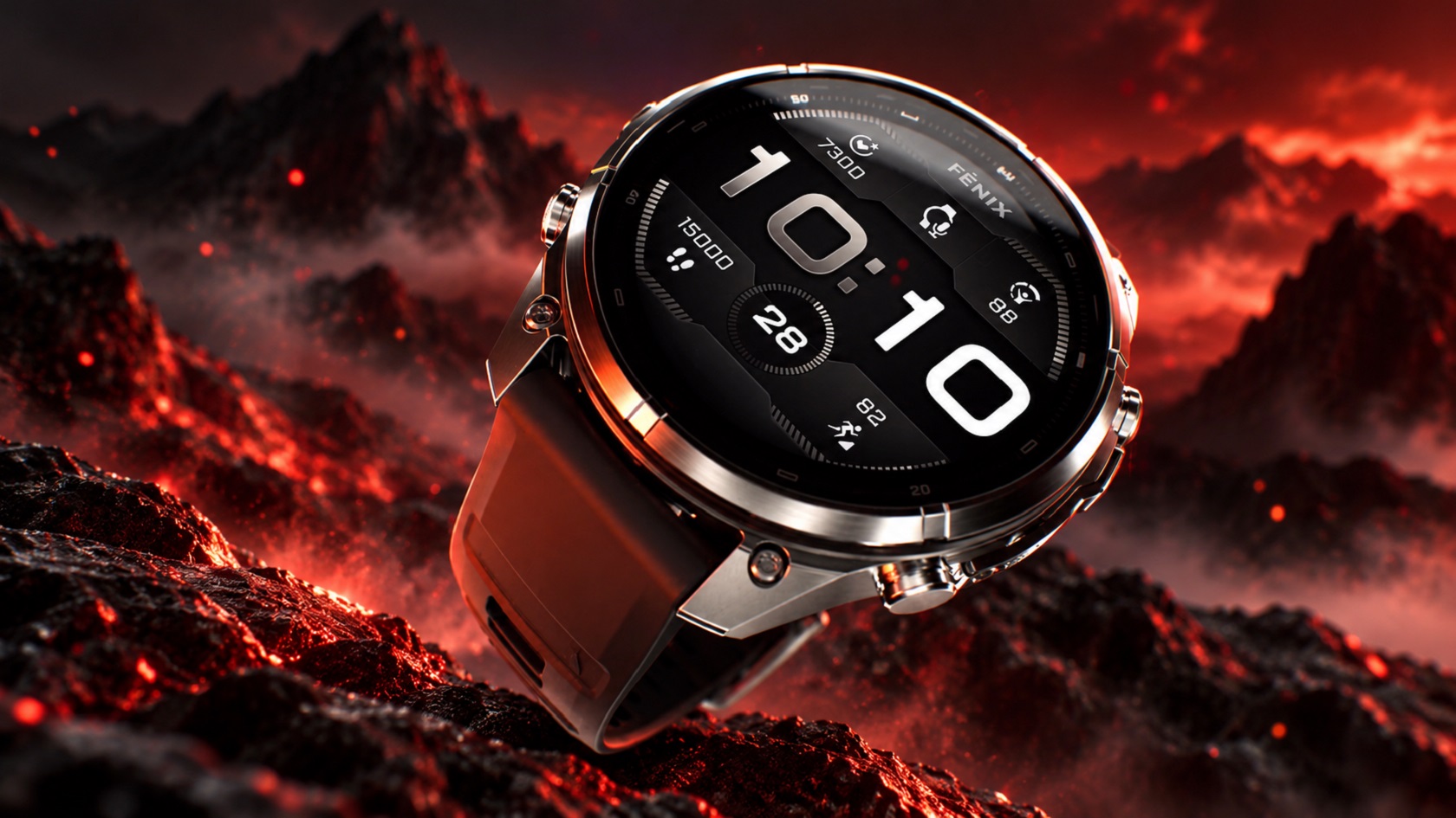 Garmin fēnix 9 Pro — экран и интерфейс