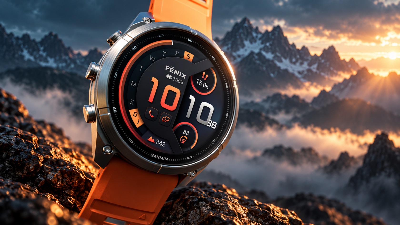 Garmin fēnix 9 Pro — меню и навигация