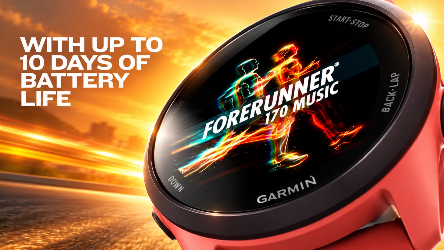 Garmin Forerunner 170 Music — корпус и ремешок