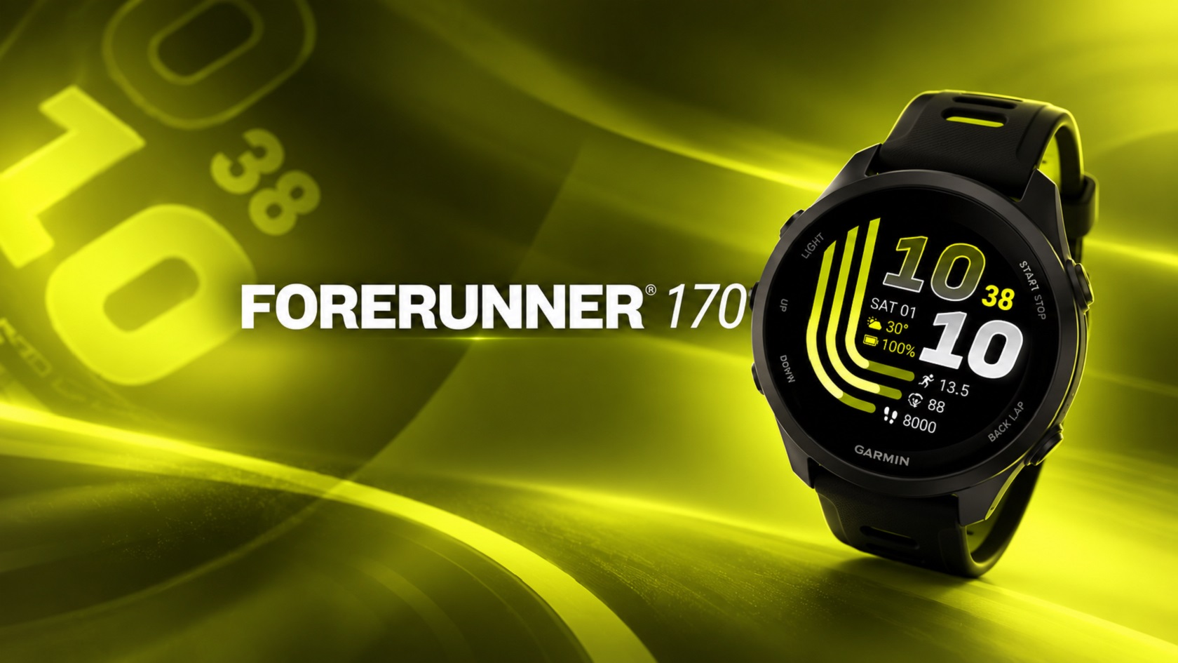 Garmin Forerunner 170 — вид спереди