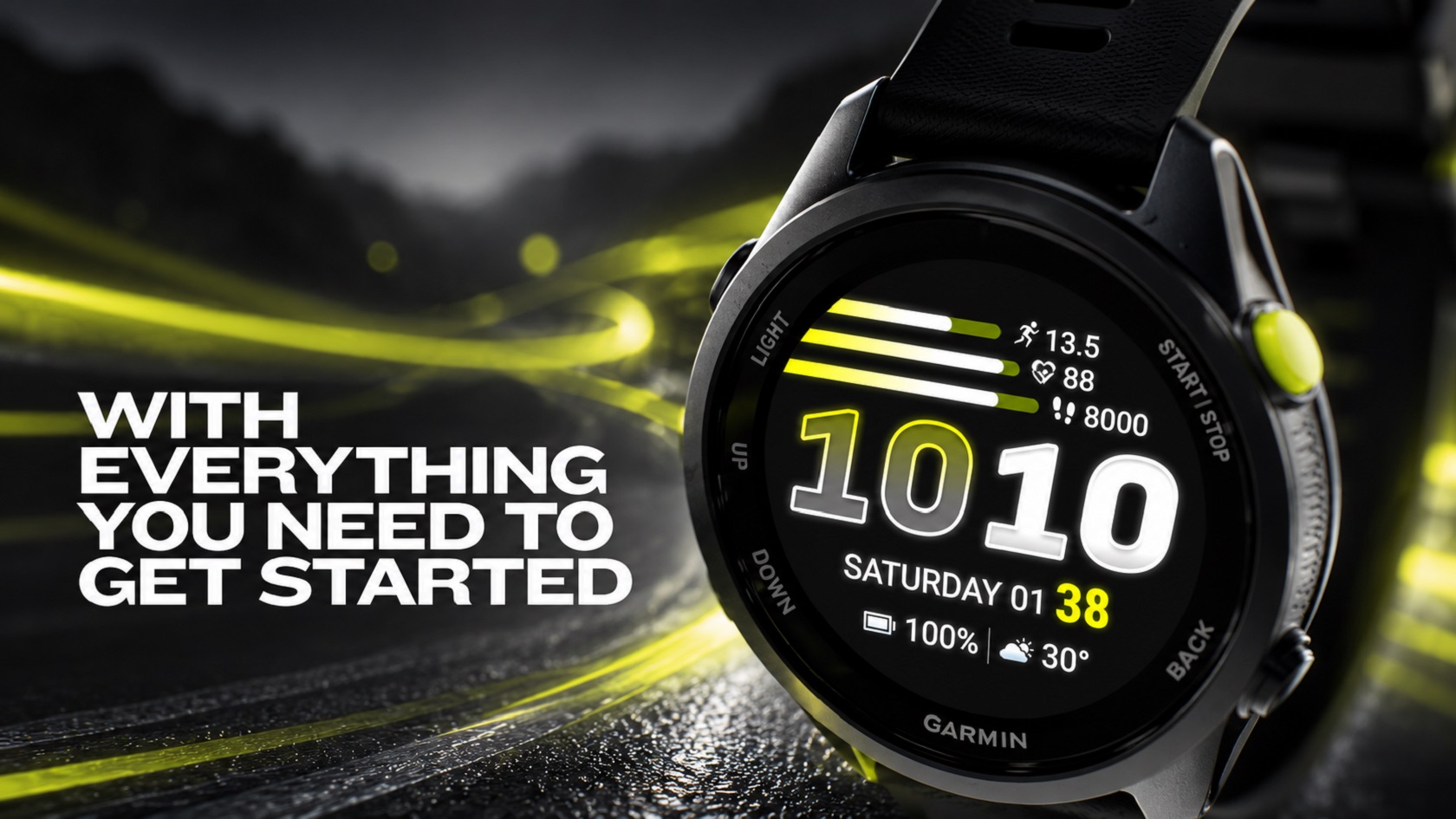 Garmin Forerunner 70 — вид спереди