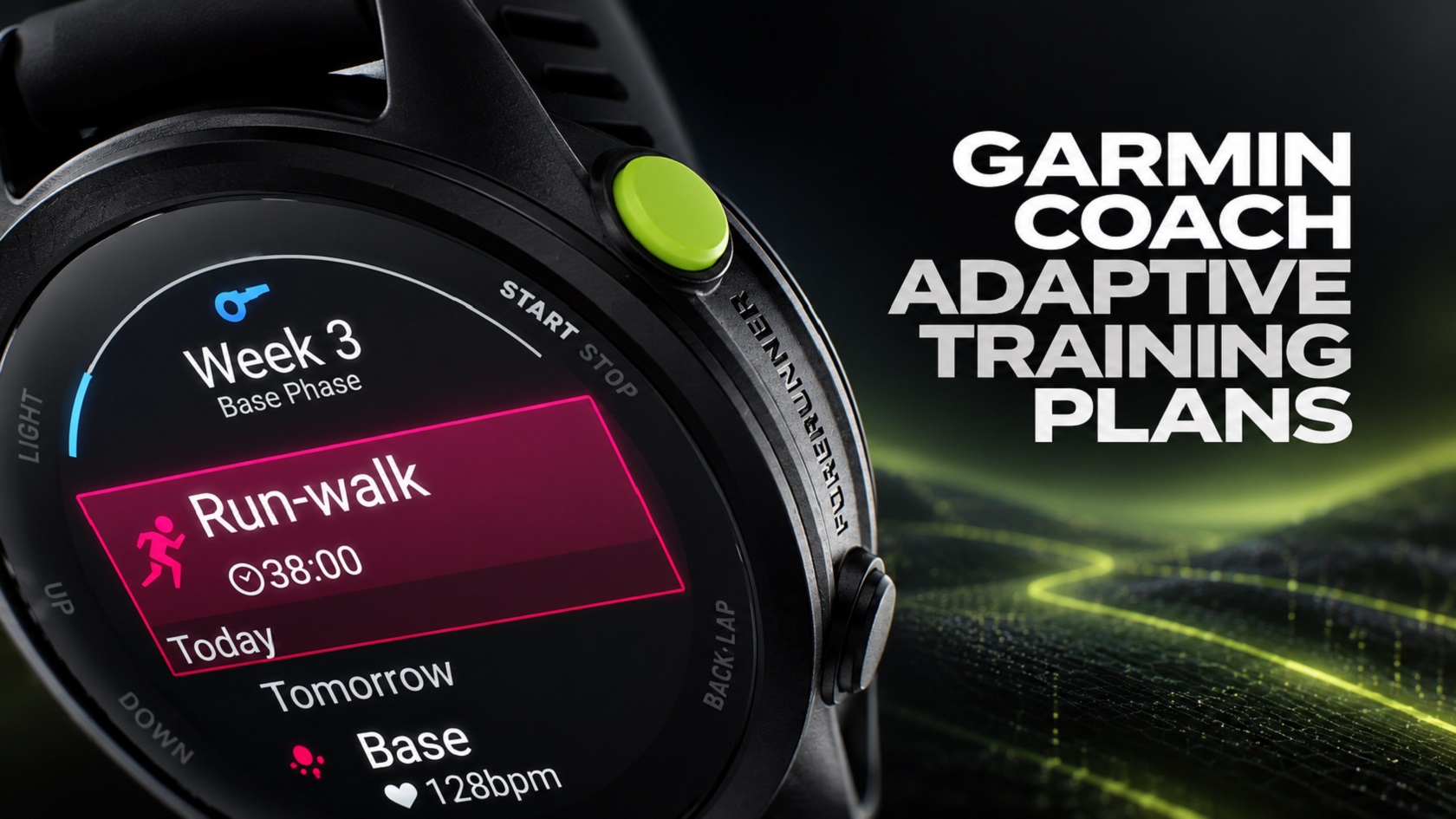Garmin Forerunner 70 — корпус и силиконовый ремешок