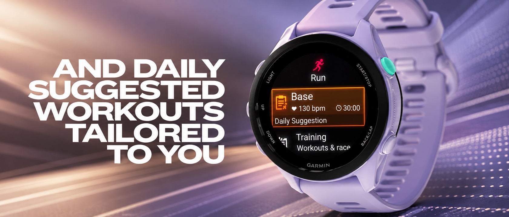 Garmin Forerunner 70 — спортивные показатели во время тренировки