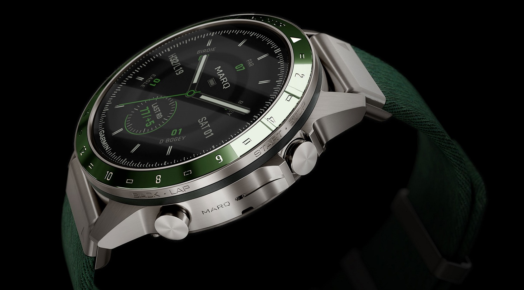 Garmin MARQ Golfer Gen 2 - вид спереди