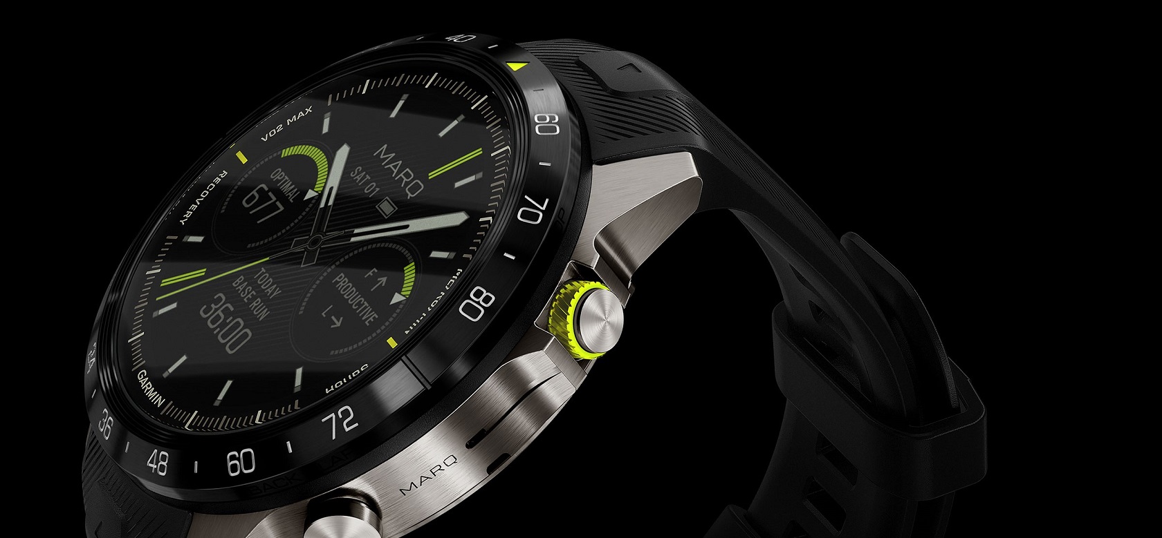 Garmin MARQ Athlete Gen 2 - вид спереди