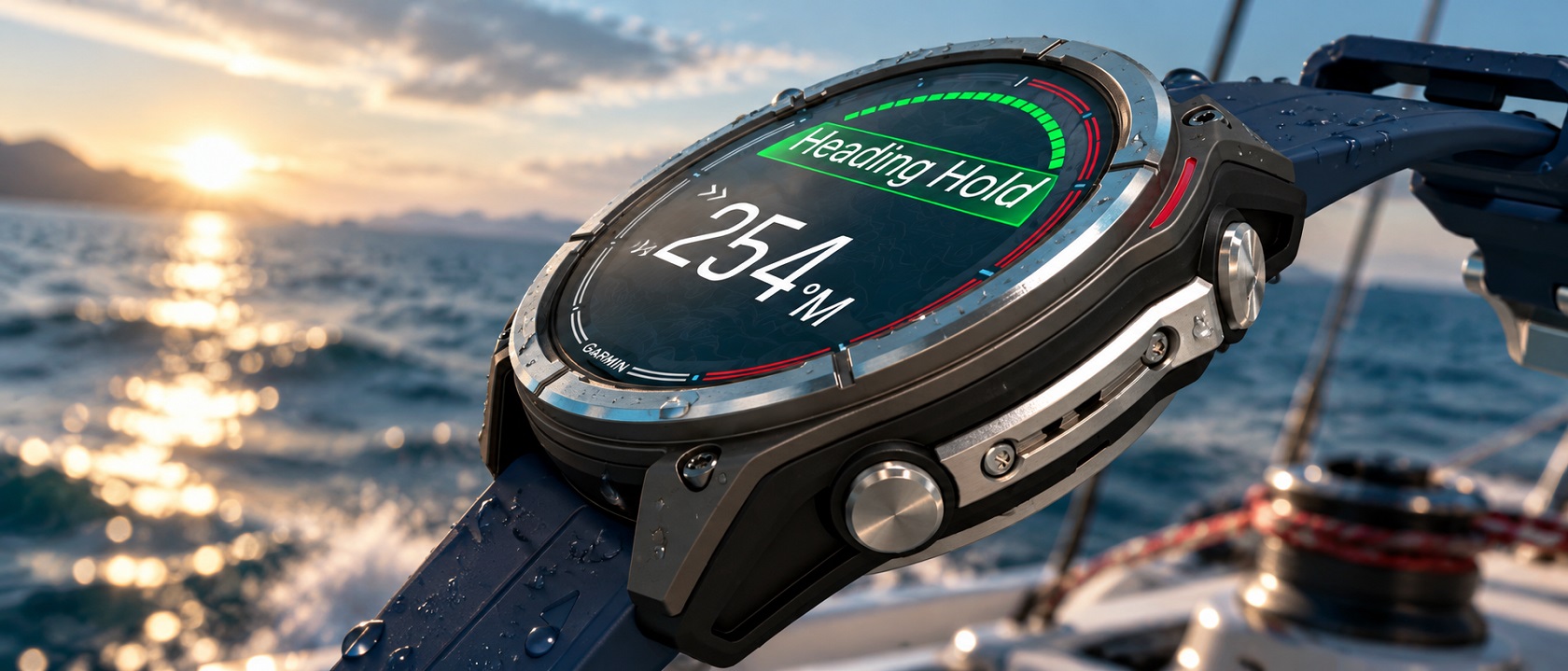 Экран и навигационные возможности Garmin Quatix 8