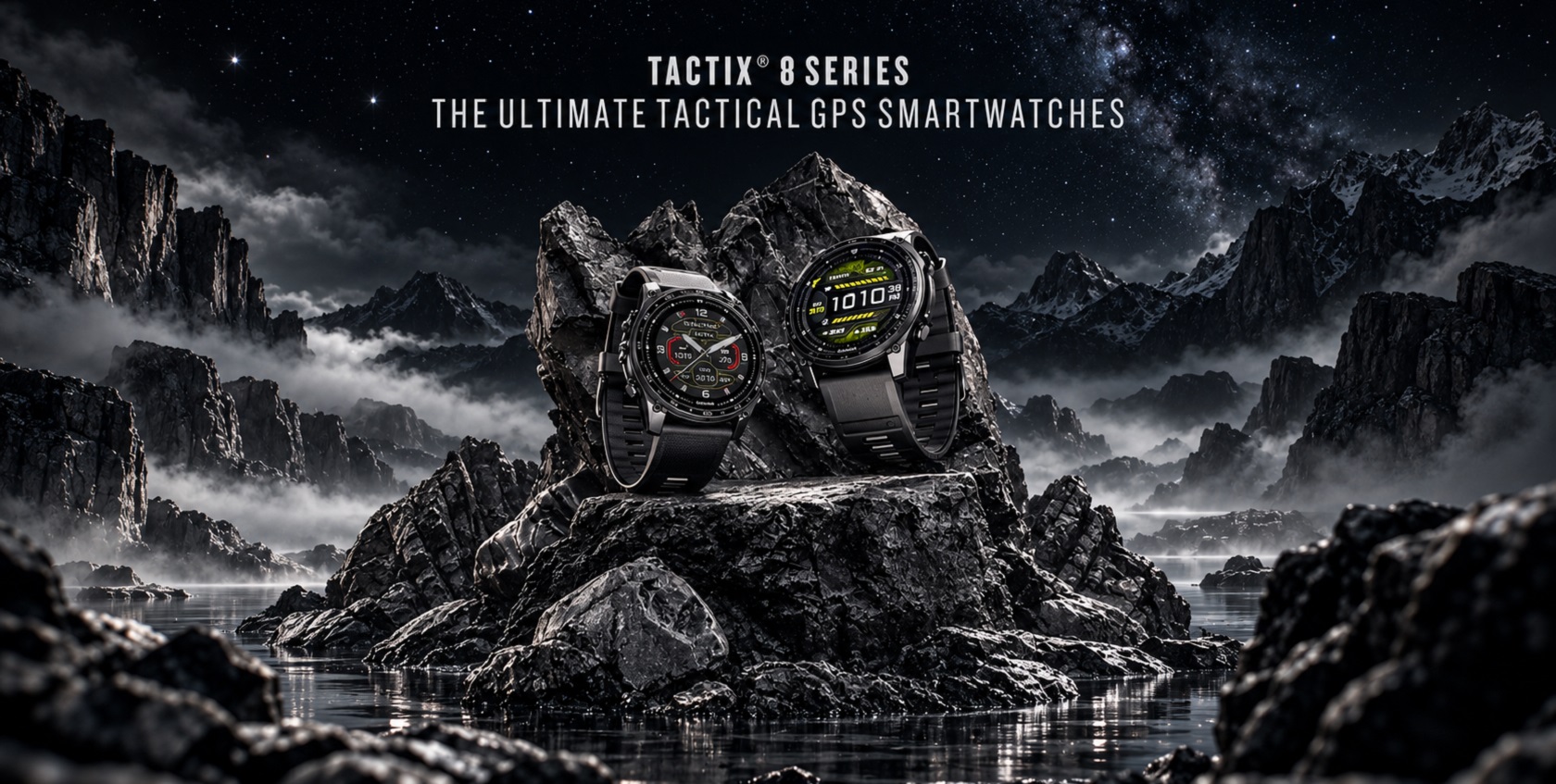 Garmin tactix 8 — вид спереди
