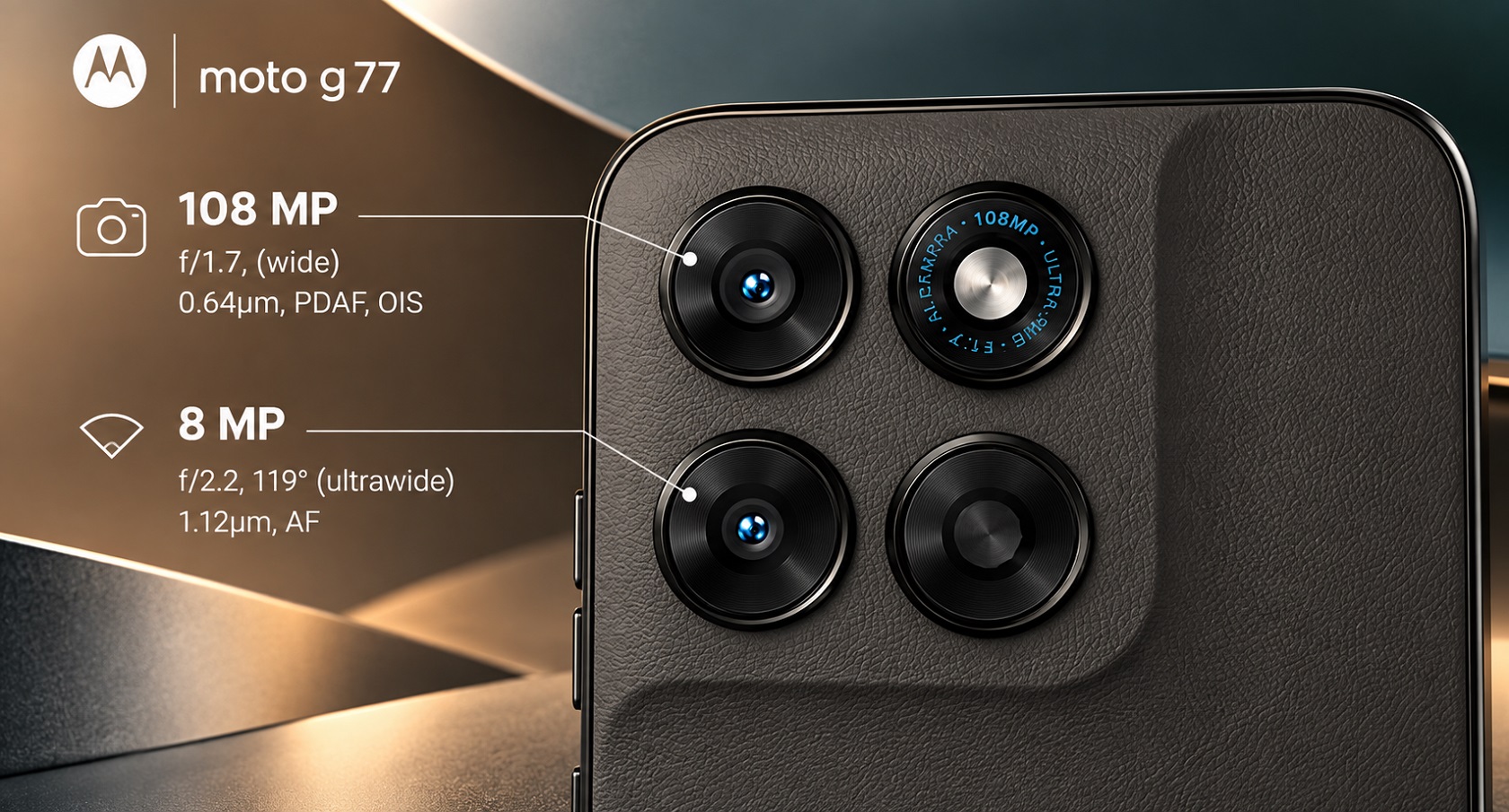 Motorola Moto G77 камера